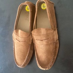 These are polo loafers MENS SIZE 9 brand new SELLING FOR $75 BROWN COLOR